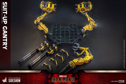 Hot Toys Iron Man Mark IV & Suit-Up Gantry - Iron Man 2 - QS020 & ACS02 - 1/4 Scale Collectible Figure Set